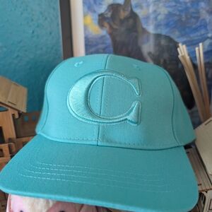 Coach Kids Aqua Blue Hat